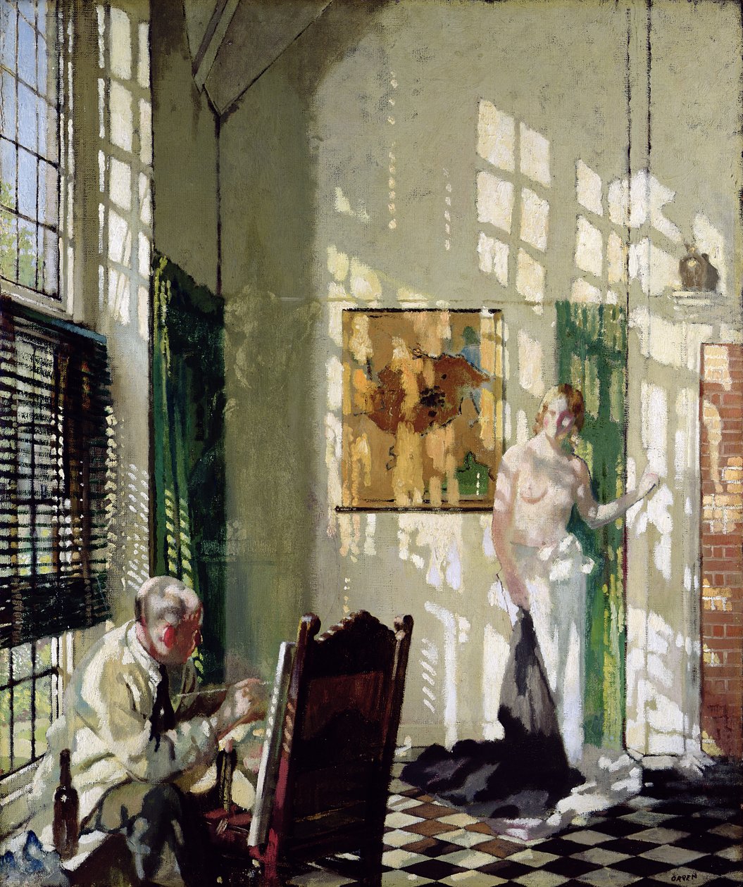 Stüdyo (tuval üzerine yağlı boya) by William Orpen