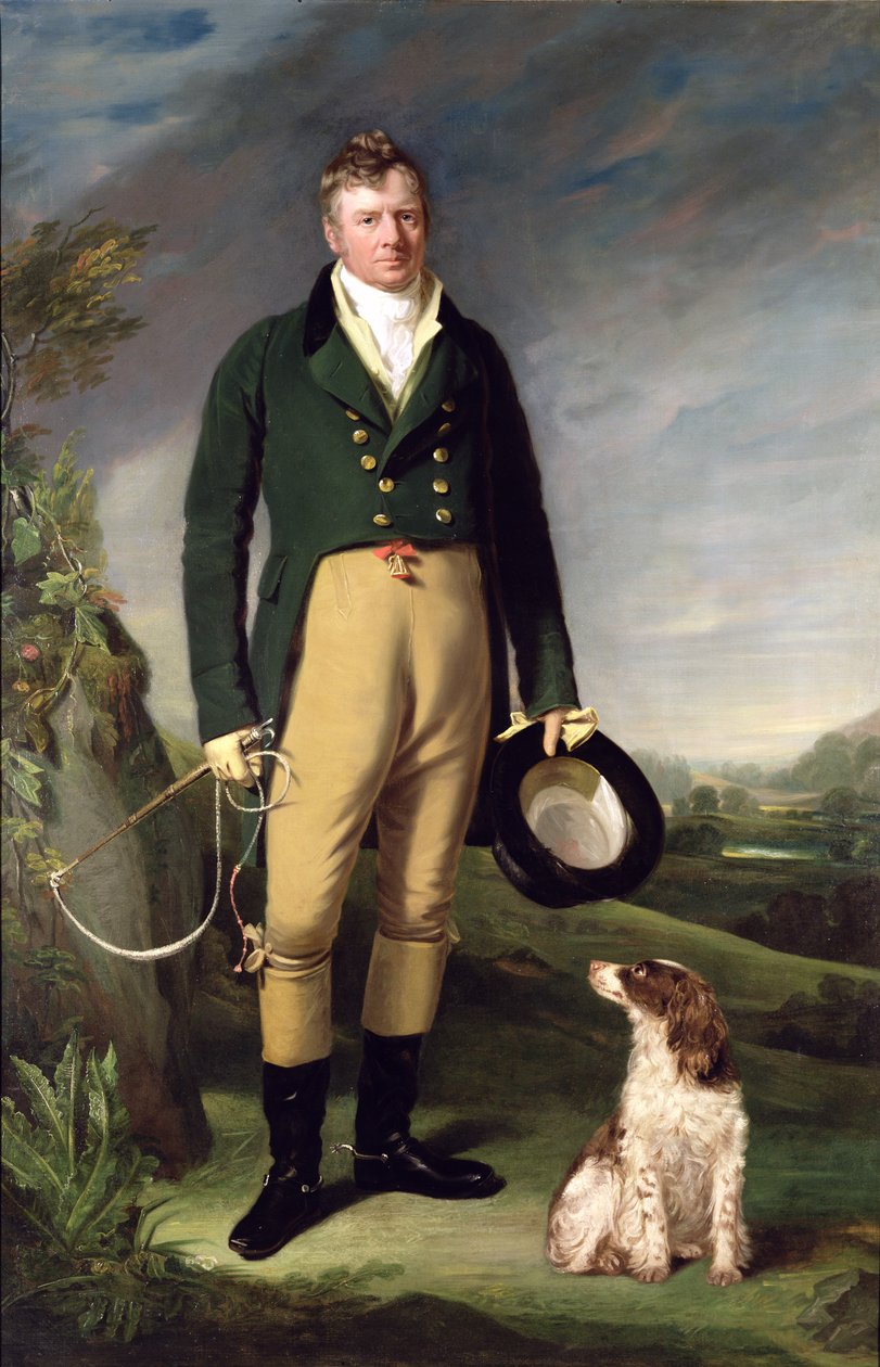 Köpeğiyle Bilinmeyen Bir Adam by William Owen