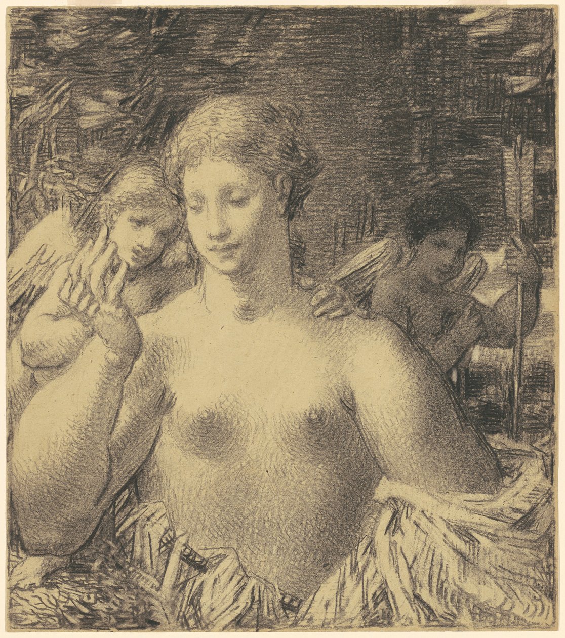 Cherubim ile çıplak by William P. Babcock