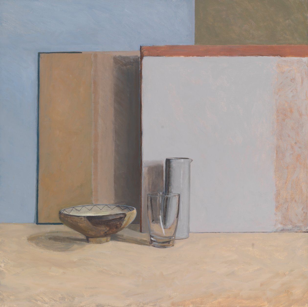 Perulu kase 03 (panelde yağ) by William Packer