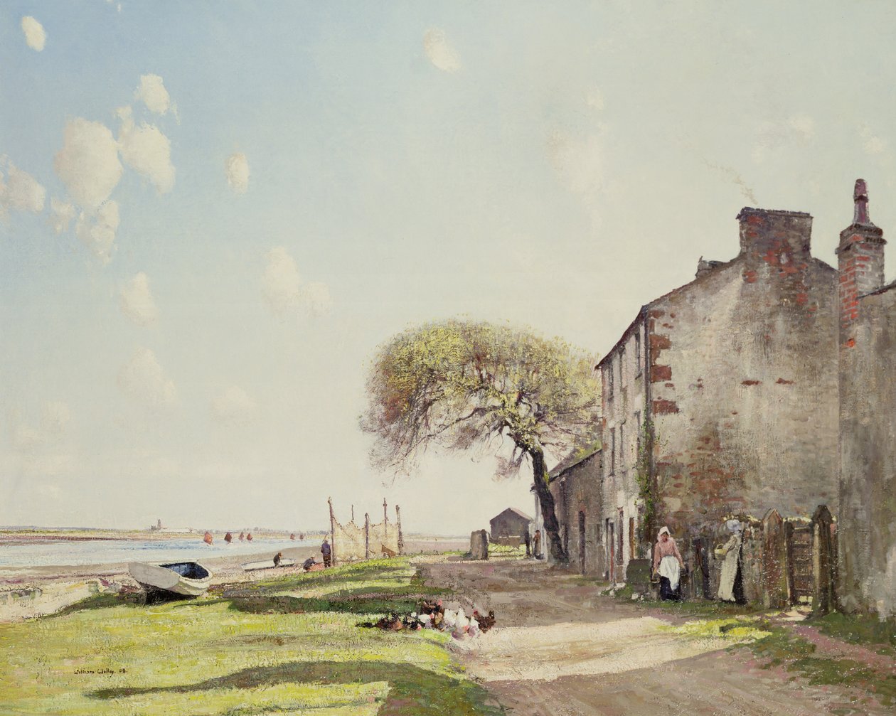 Bir Lancashire Köyü by William Page Atkinson Wells
