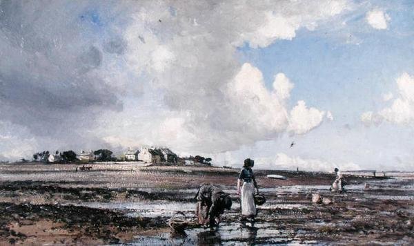 Midye Toplayıcılar by William Page Atkinson Wells