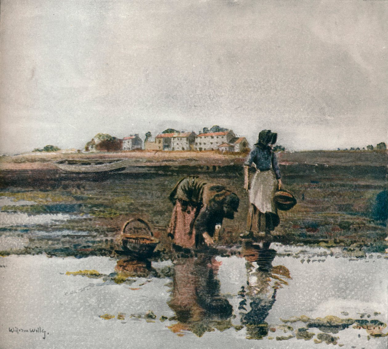 Midye Toplama, c1908 by William Page Atkinson Wells