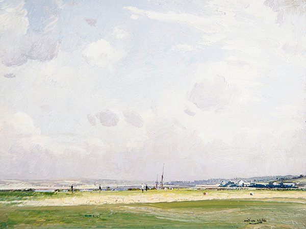 Westward Ho - Onikinci Yeşil, 20. yüzyıl (panelde yağlı boya) by William Page Atkinson Wells