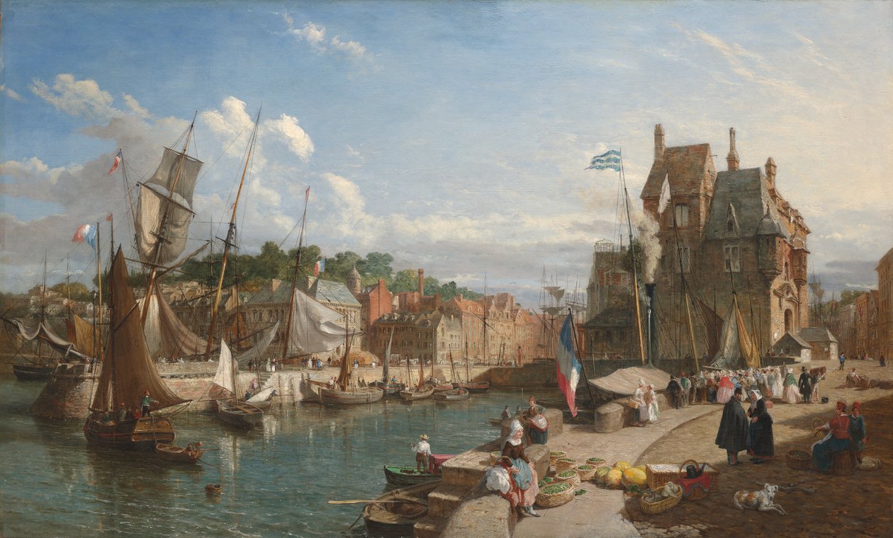 Honfleur, Normandiya by William Parrott