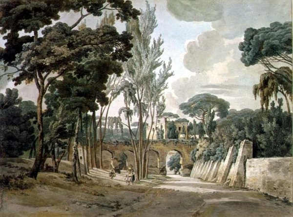 Capodichino Yakınlarındaki Antik Su Kemerleri, Napoli, 1780-1782 by William Pars