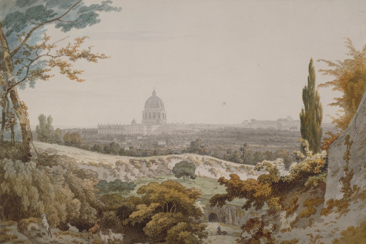 Aziz Petrus"lar, Roma, 1776 by William Pars
