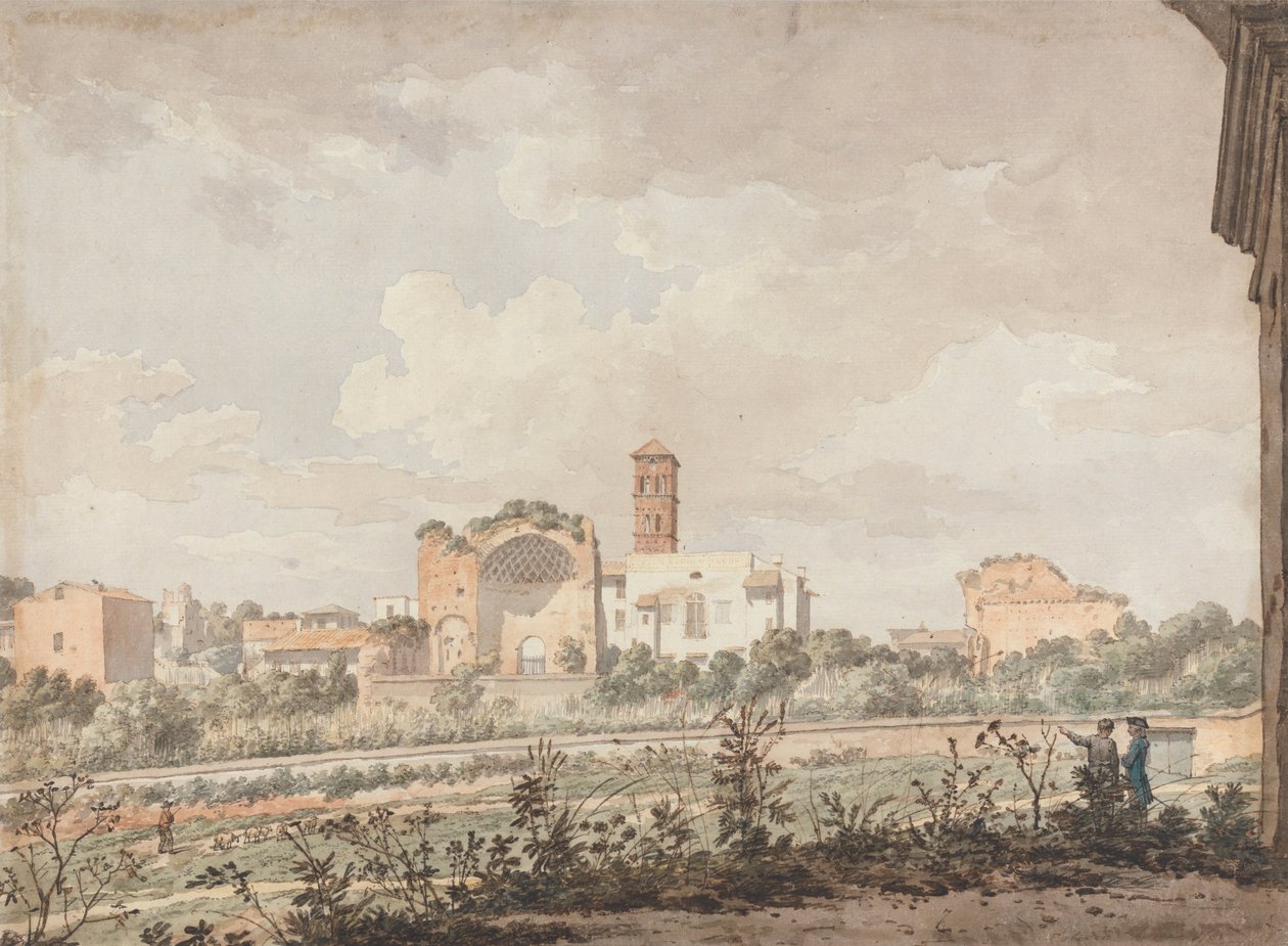 Kolezyum'dan Venüs Tapınağı ve Roma by William Pars