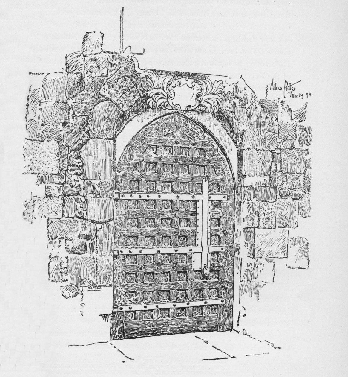 İtirafçı Edward Şapeli Kapısı, Şimdi Pyx Ofisi, c1897 by William Patten