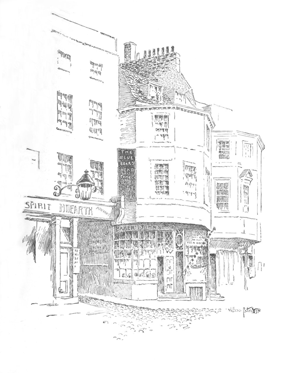 Boars Head Inn, King Street, c1897 by William Patten