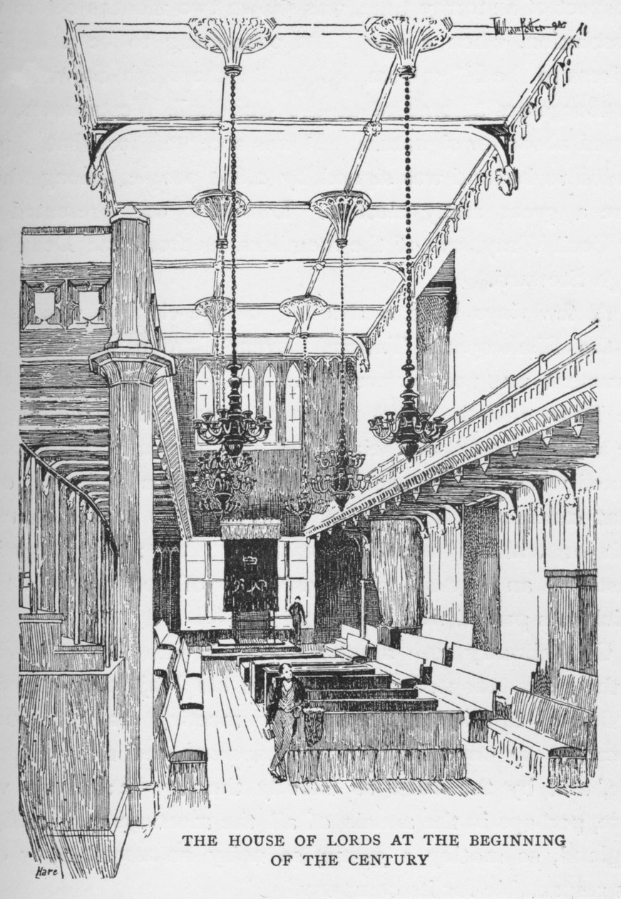 Yüzyılın Başında Lordlar Kamarası, c1897 by William Patten