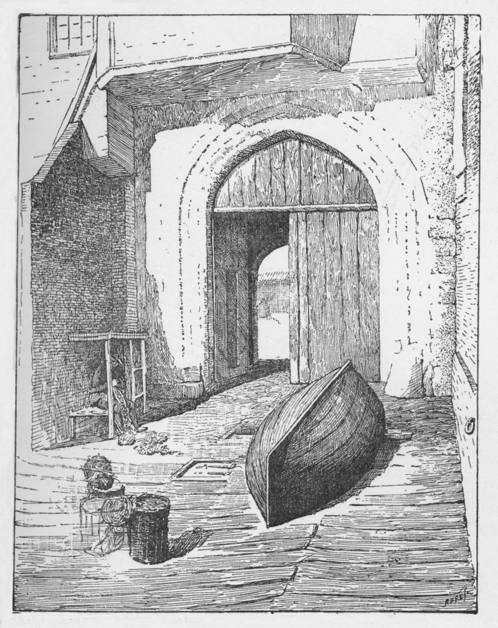 Su Kapısı, Yeni Saray Avlusu, c1897 by William Patten