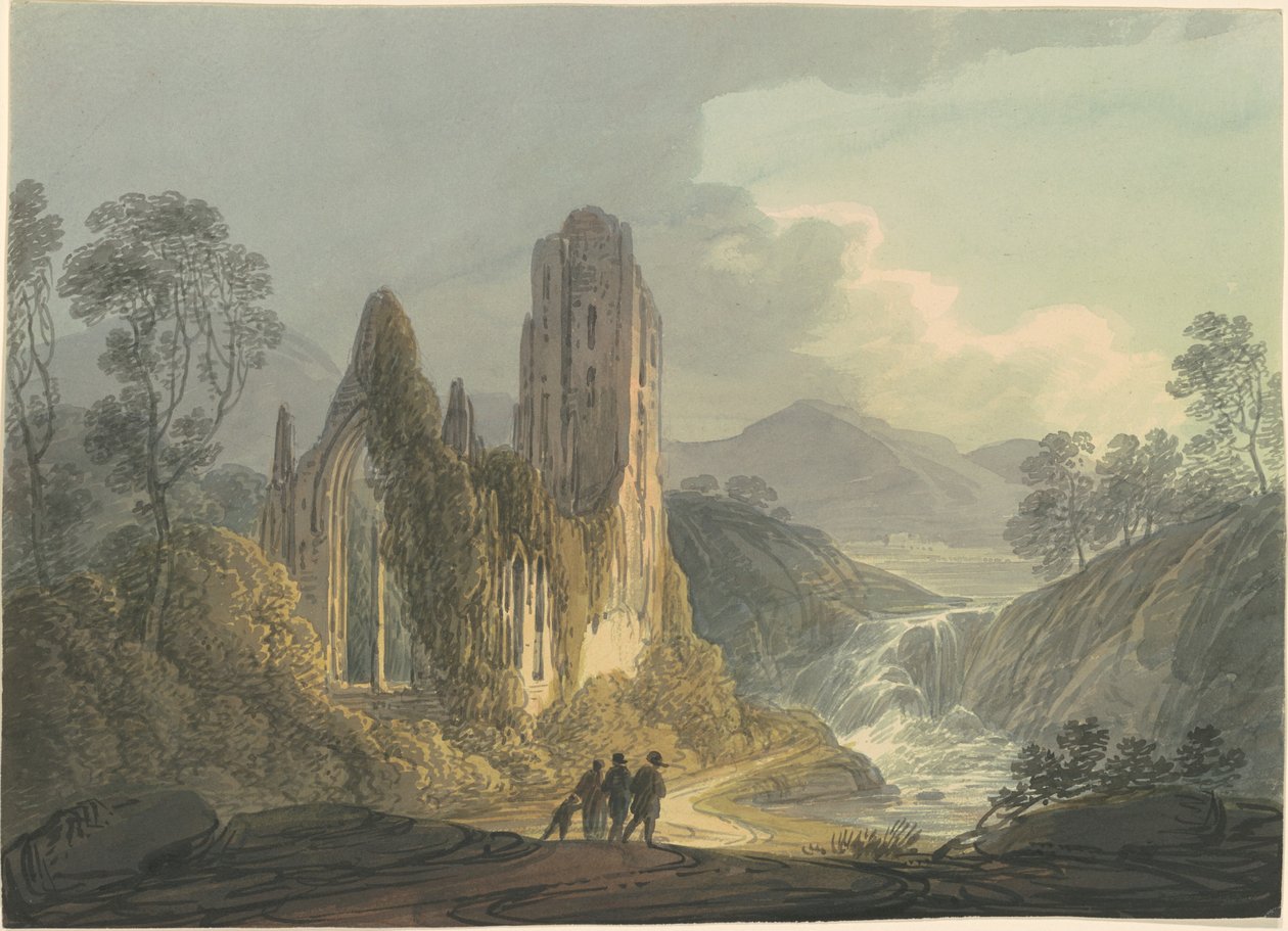 Şelale Tarafından Yıkılmış Bir Manastır by William Payne