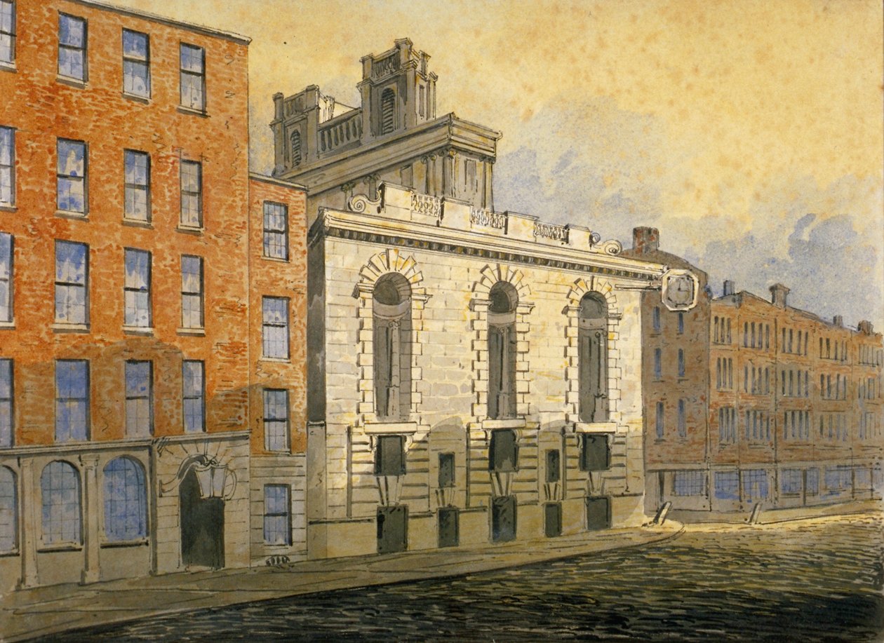 Lombard Caddesi, Londra Şehri, 1815 by William Pearson