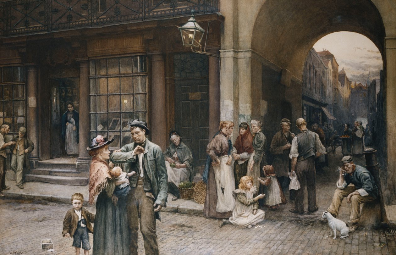 Cumartesi Gecesi, 1898 by William Permeanus Cornish