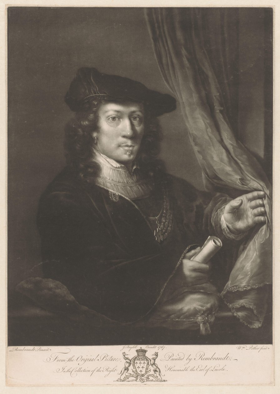 Bilinmeyen bir adamın portresi by William Pether
