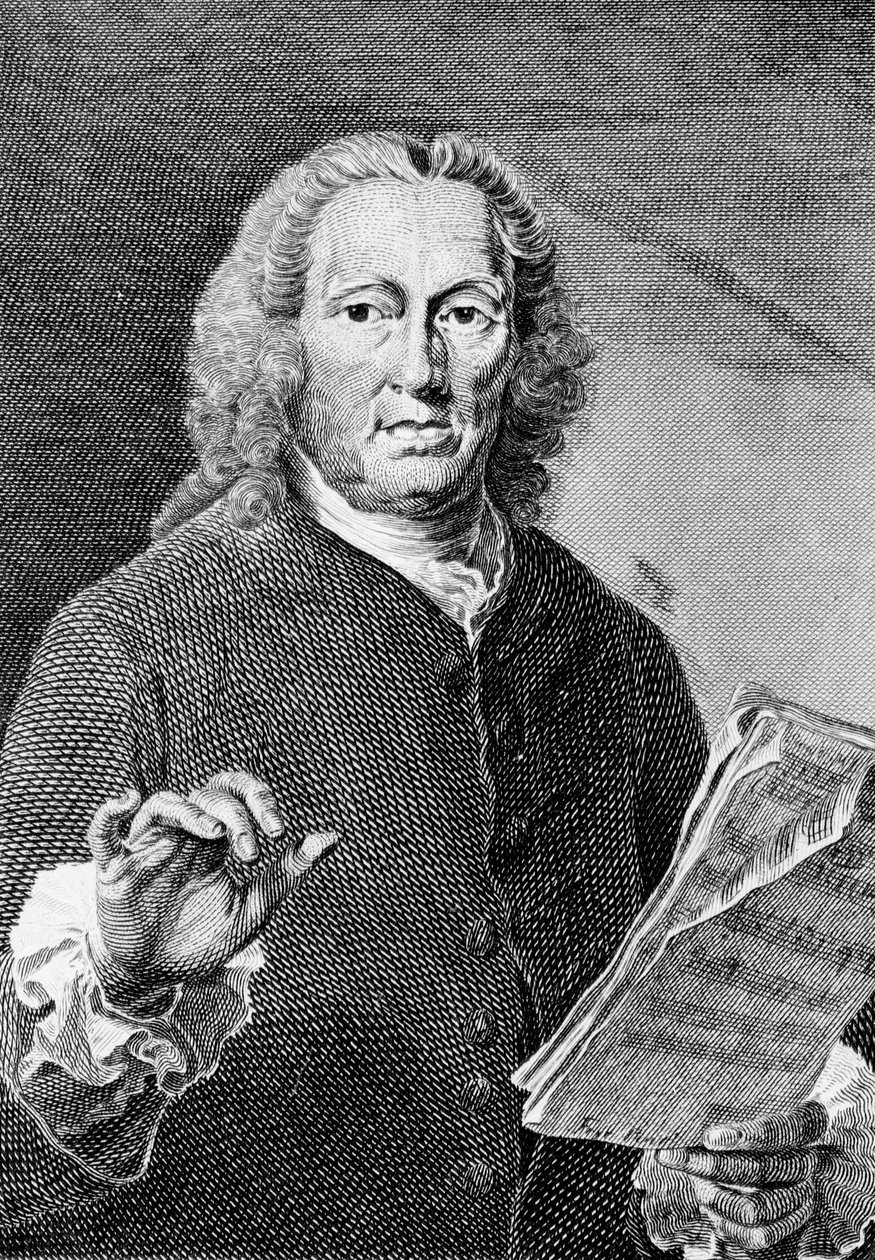 Richard Leveridge, yaklaşık 1760 (mezzotint) by William Pether