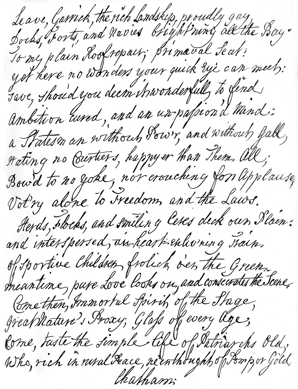 Lord Chatham