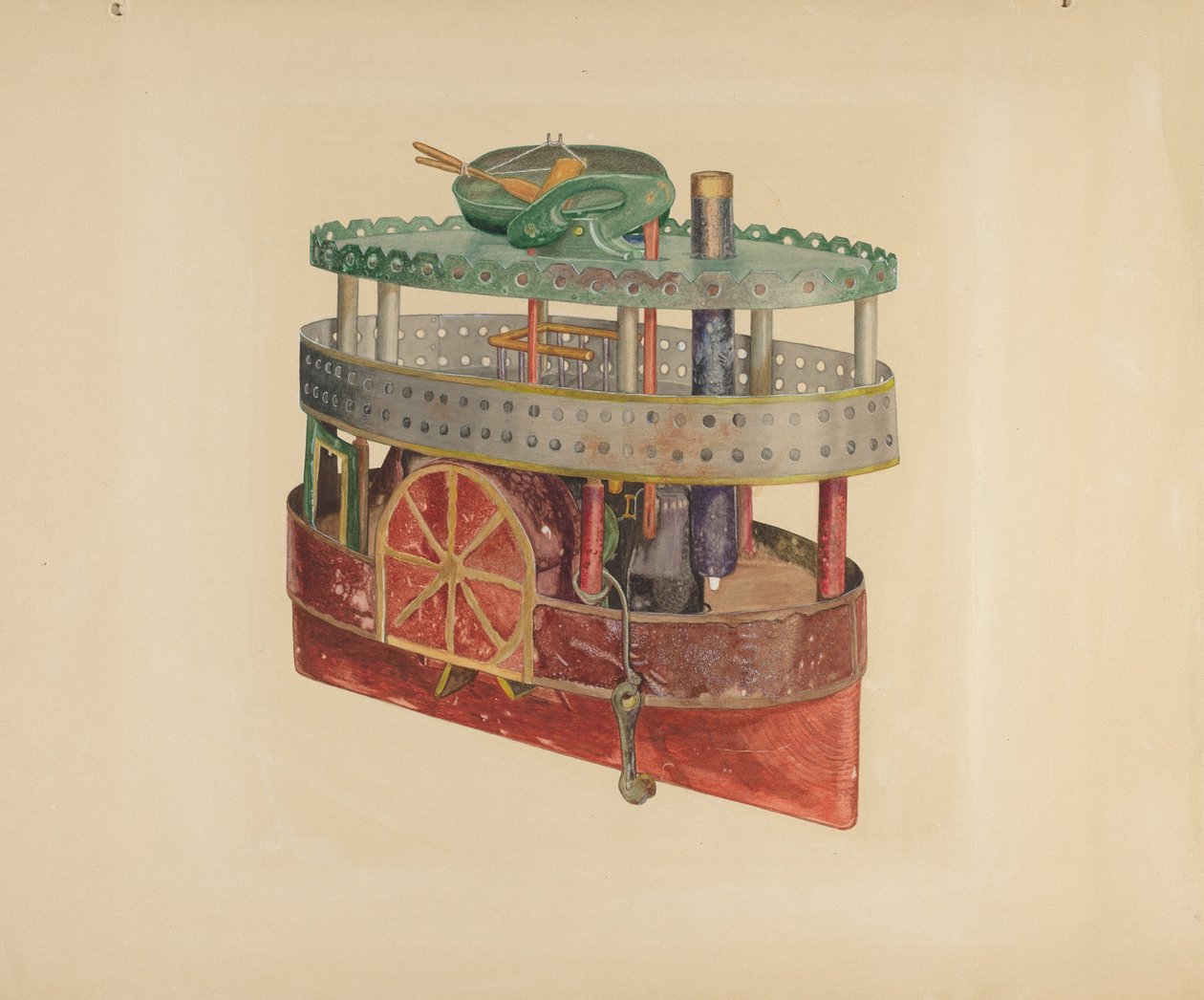 Yan Tekerlekli Araba Modeli by William Pollman