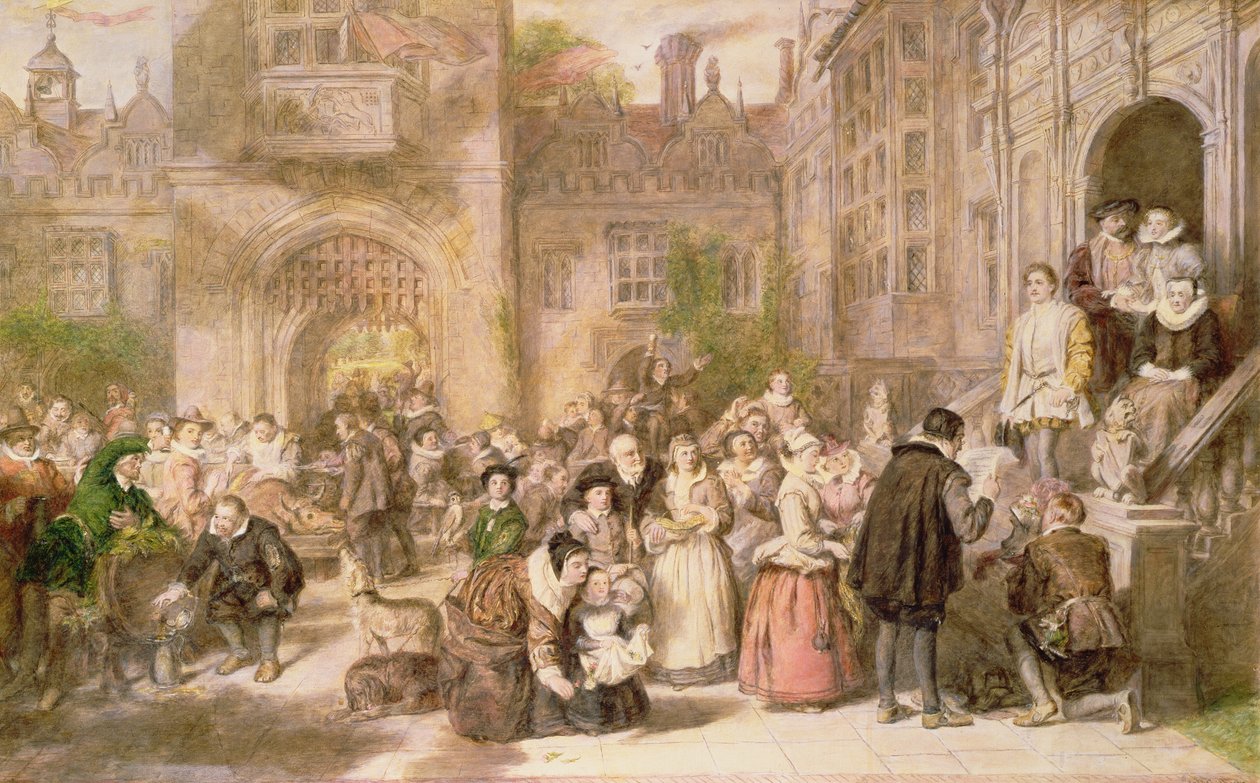 Eski Zamanda Yaşın Gelmesi by William Powell Frith