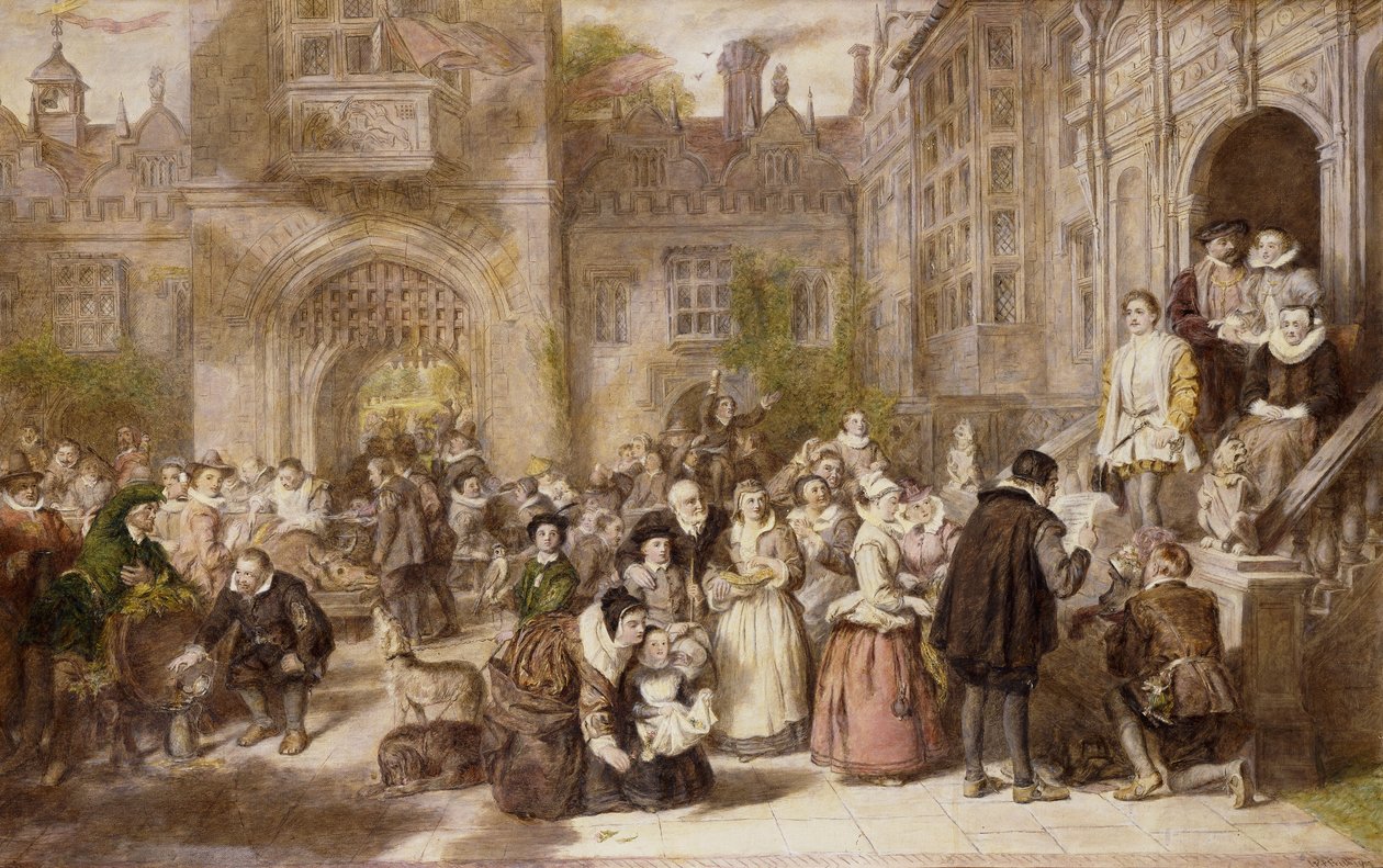 Eski Zamanda Yaşlanma, 1907 by William Powell Frith