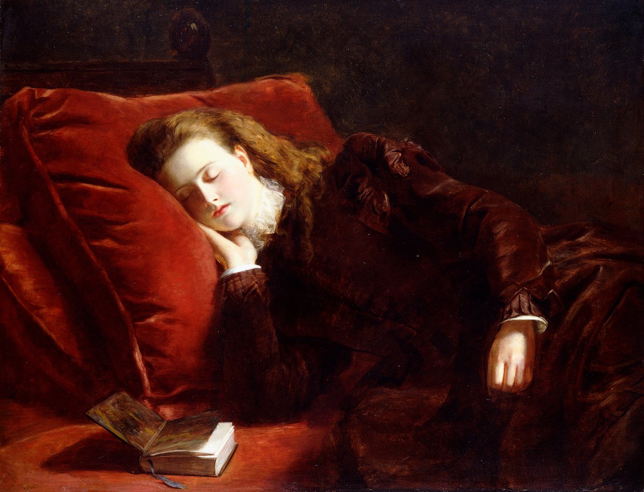 uyku, 1873 by William Powell Frith
