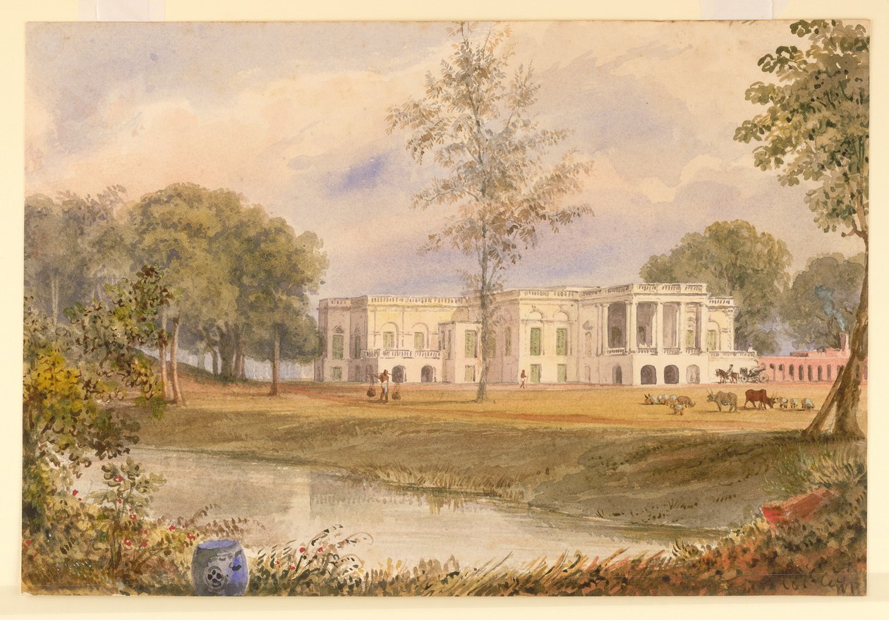 Belvedere Evi, Alipur by William Prinsep