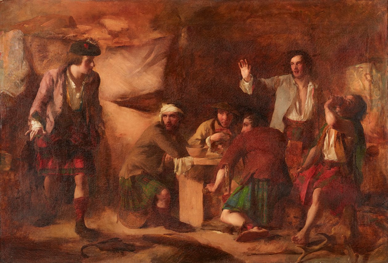 Prens Charles Edward ve Katherans (tuval üzerine yağlı boya) by William Quiller Orchardson