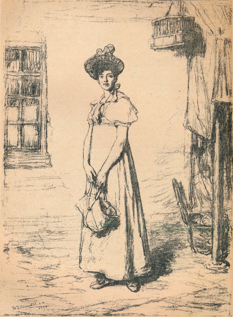 Genç Ev Kadını Çalışması, c1878. by William Quiller Orchardson