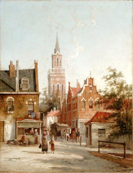 Johns, Breda (tuval üzerine yağlı boya) by William R. Dommersen