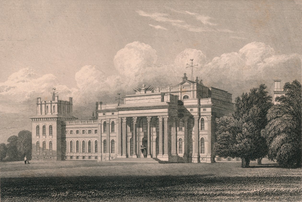 Blenheim, Güney Doğu Görünümü, Oxfordshire, 1831. by William Radclyffe