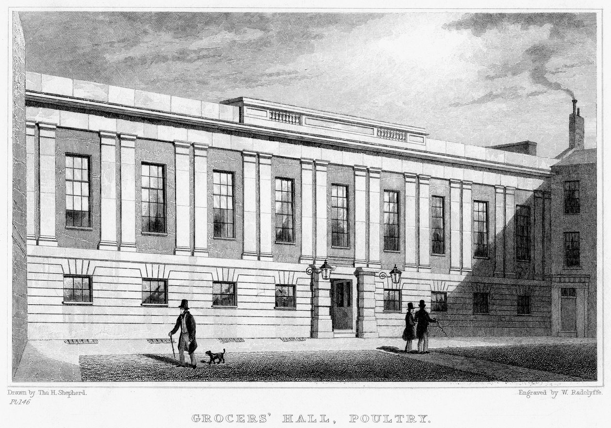 Marketler Salonu, Kümes Hayvanları, Londra Şehri, 19. yüzyıl. by William Radclyffe