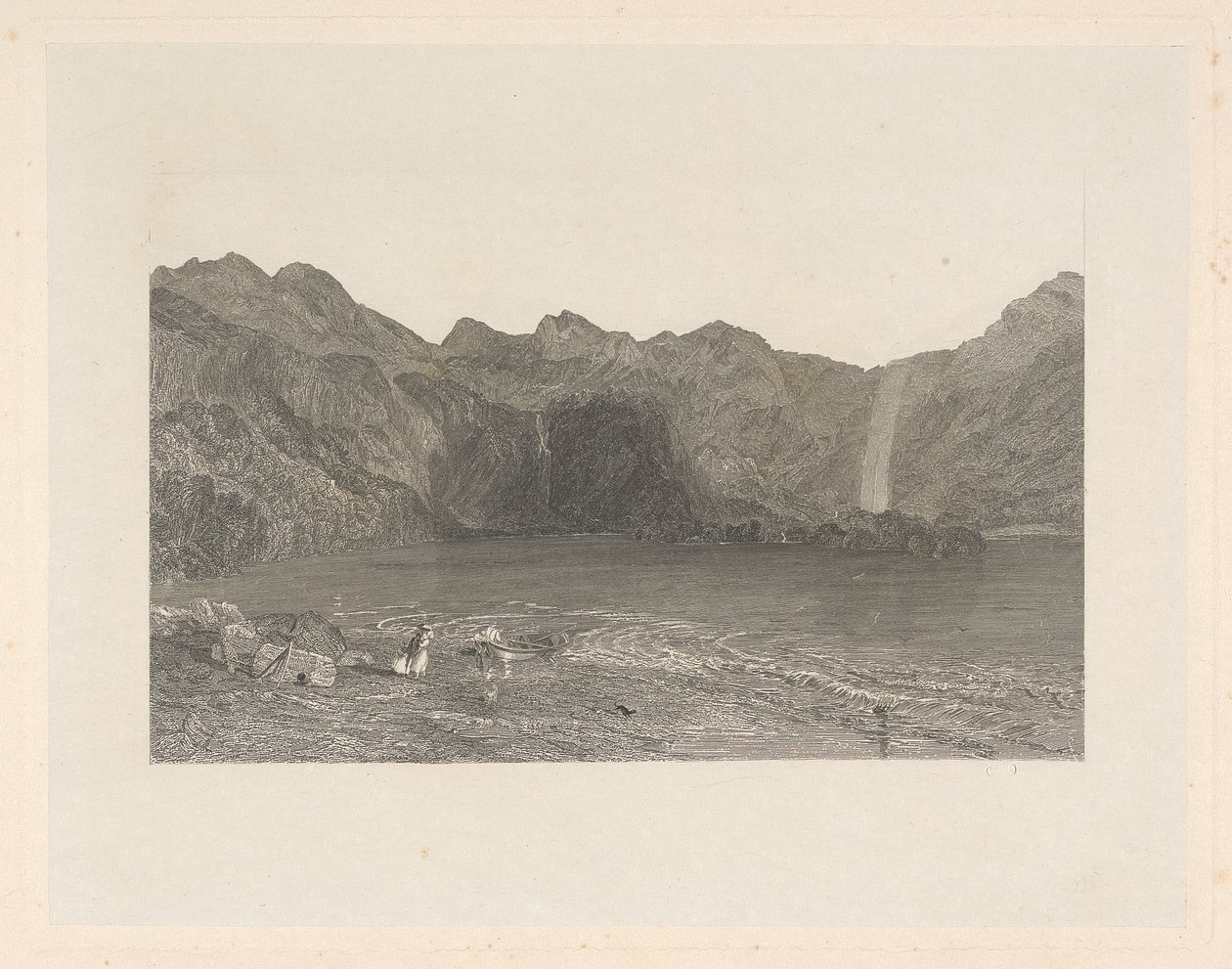 Keswick Gölü, Cumberland by William Radclyffe
