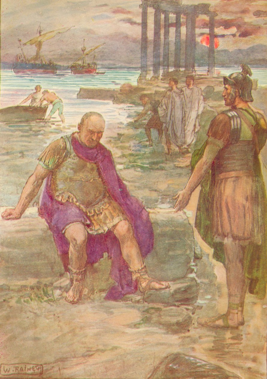 Gaius Marius, Kartaca kalıntıları arasında sürgünde oturuyor, c1912 1912 by William Rainey