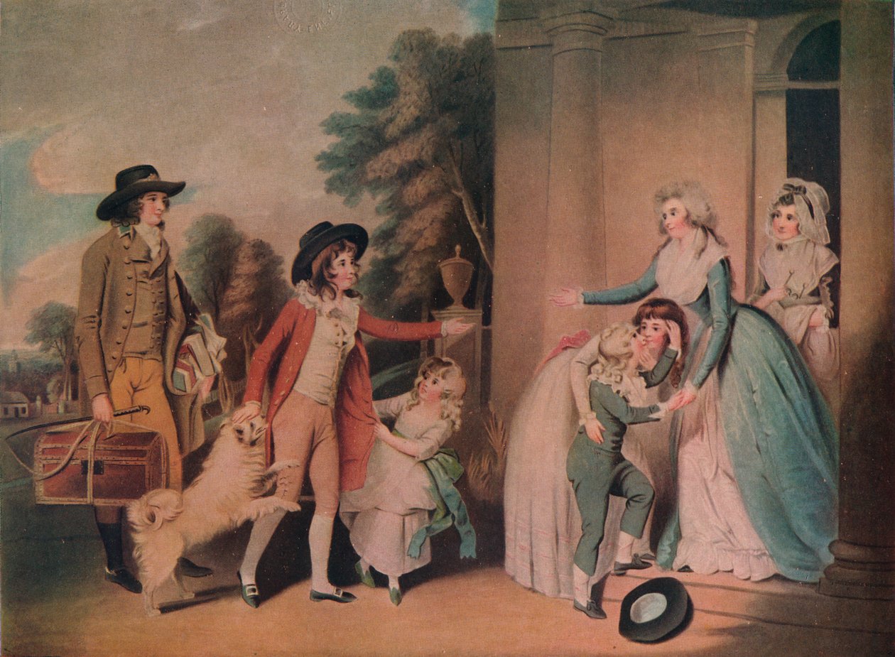 Dulce Domum veya Okuldan Dönüş, 1790, 1919 by William Redmore Bigg