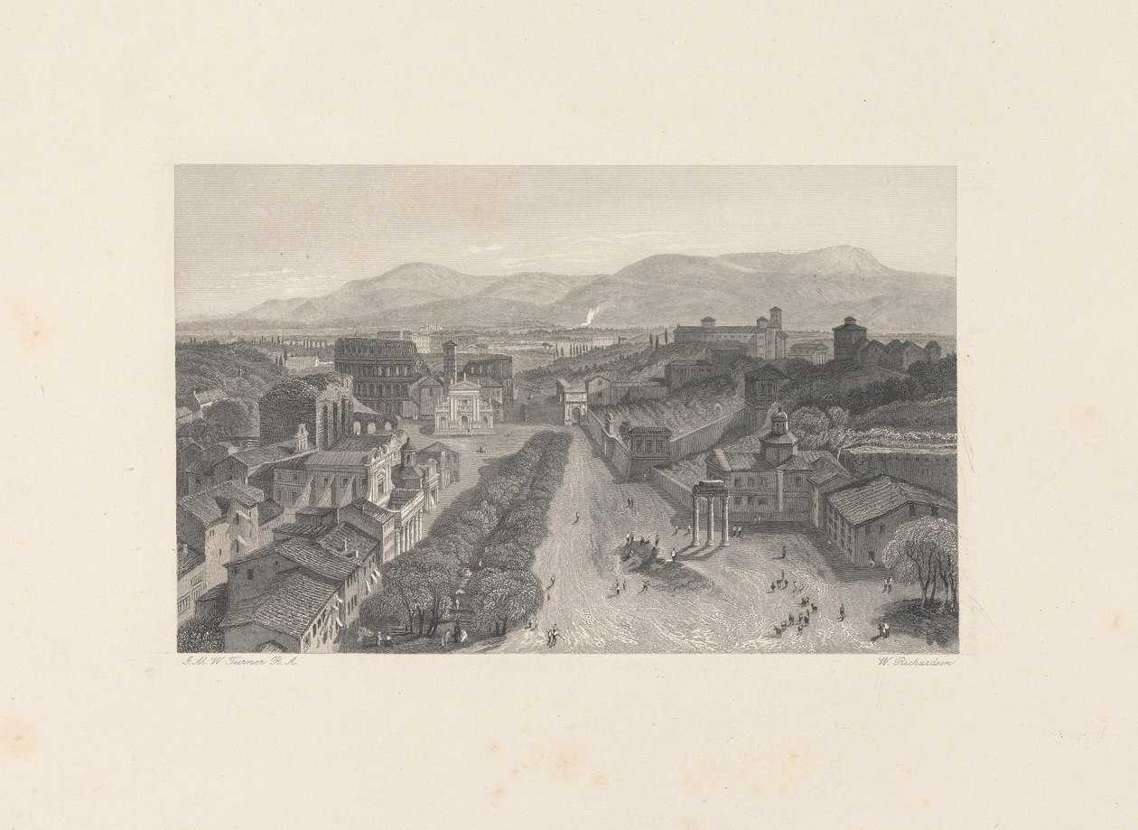 Capitol Kulesi'nden Roma Forumu by William Richardson