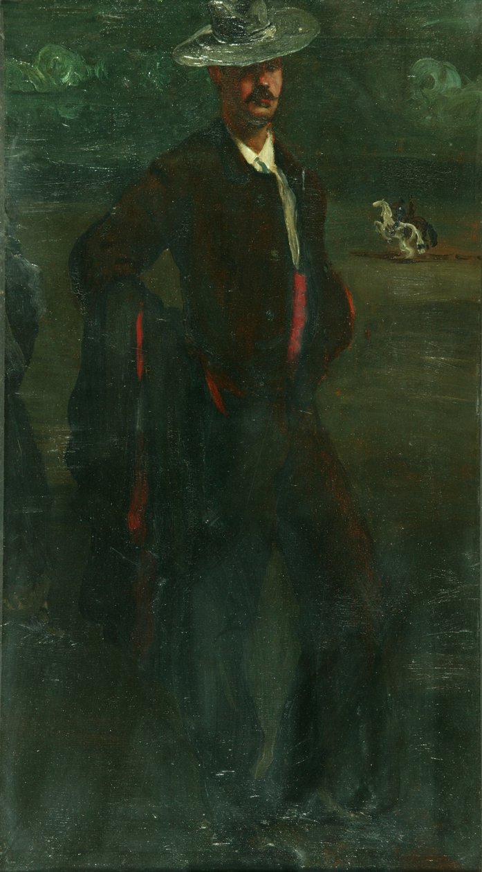 Bir Boğa Güreşçisi Olarak Ignatius Zuloaga, 1895 dolayları (tuval üzerine yağlıboya) by William Rothenstein
