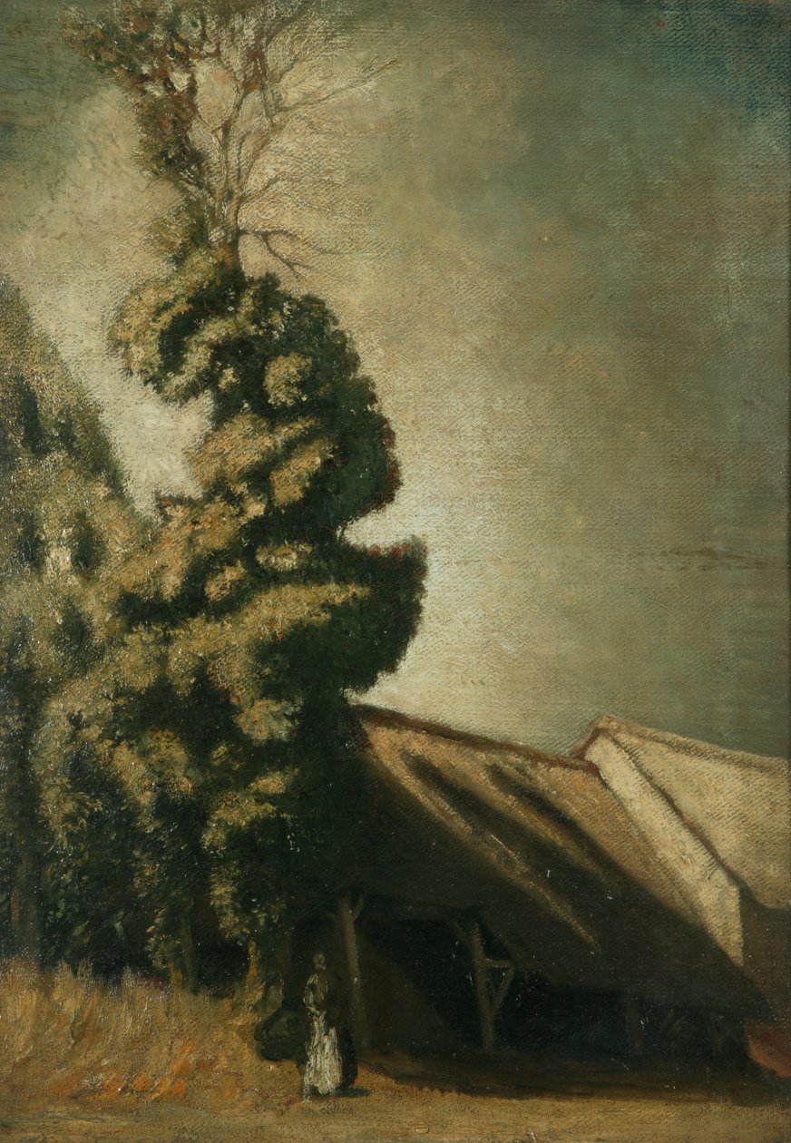 Le Grand If Vert, 1900 dolayları (tuval üzerine yağlıboya) by William Rothenstein
