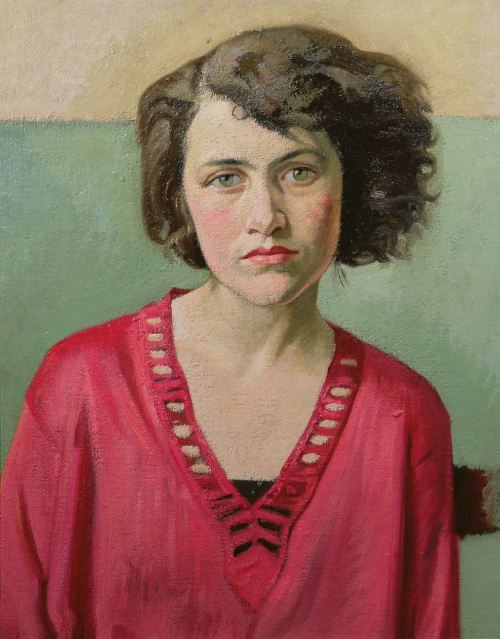 Pembe Bir Kızın Portresi by William Rothenstein