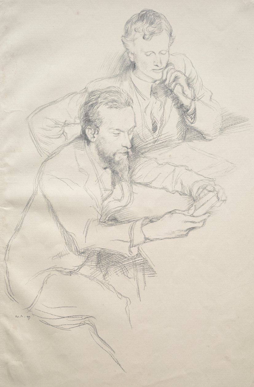 Ricketts ve Shannon by William Rothenstein