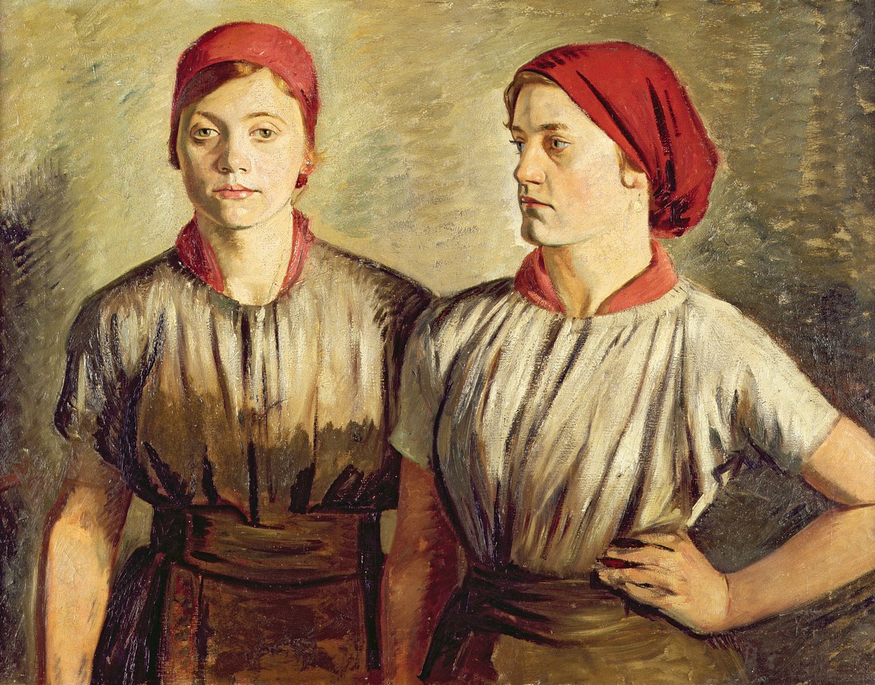 Sheffield Tampon Kızlar by William Rothenstein