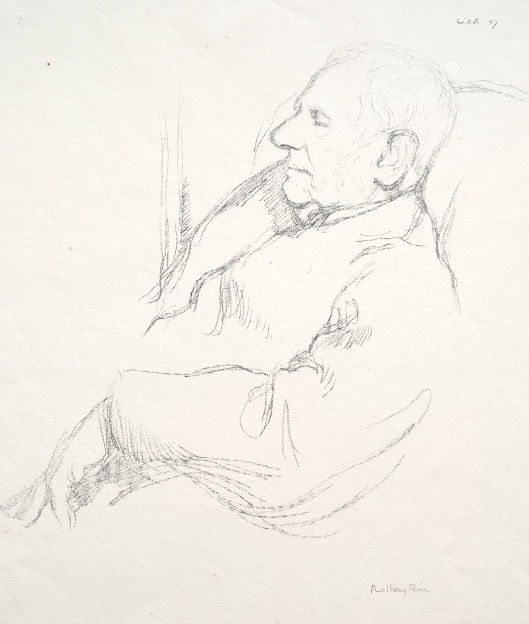 Sir Francis Seymour Haden Uykuda by William Rothenstein