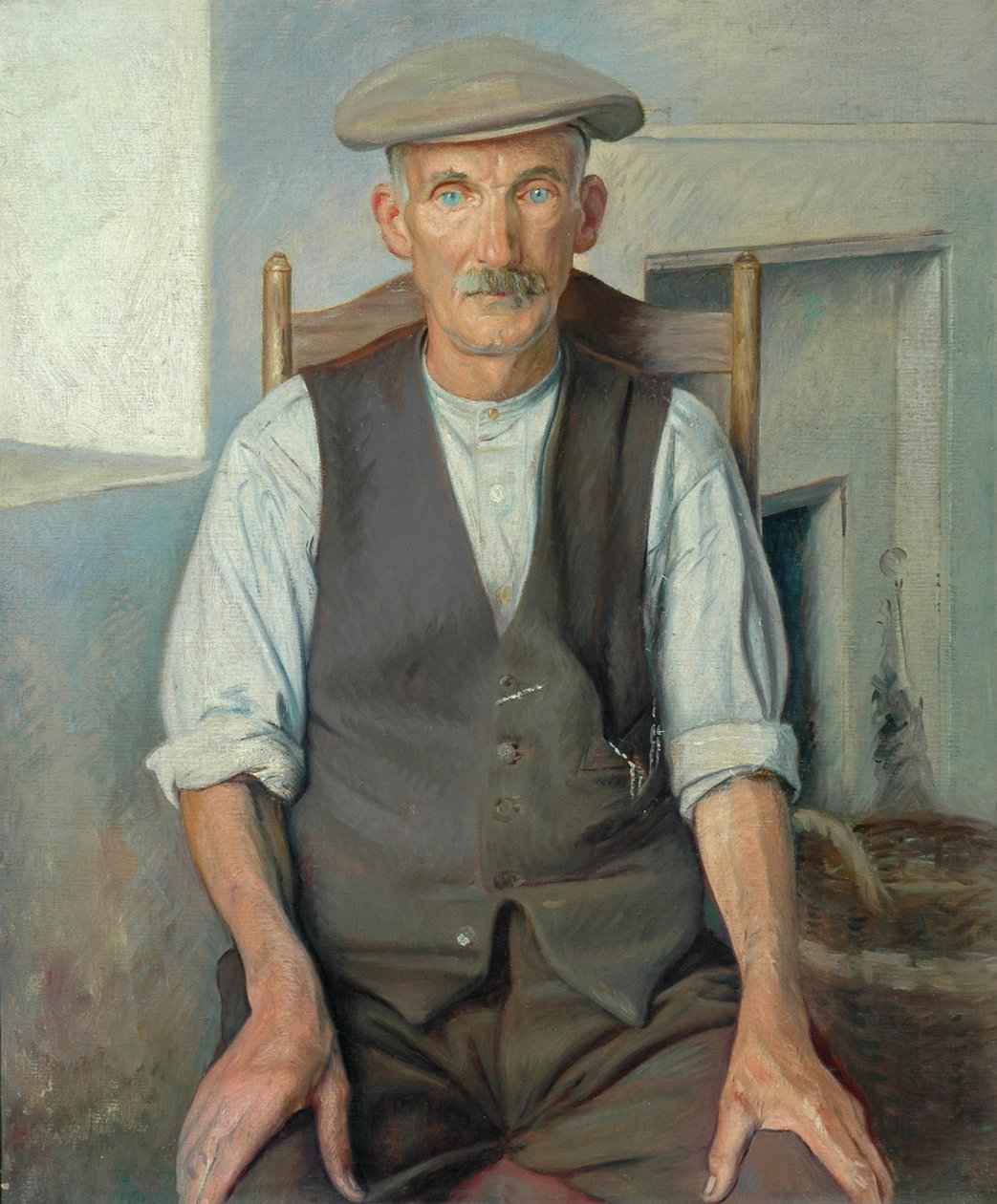 Eski Bahçıvan (tuval üzerine yağlı boya) by William Rothenstein