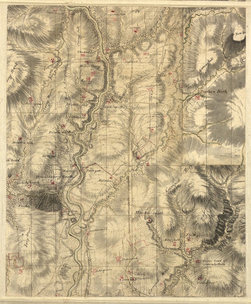 Roy'un Ova İskoçya Haritası, Bölüm 5/3e by William Roy
