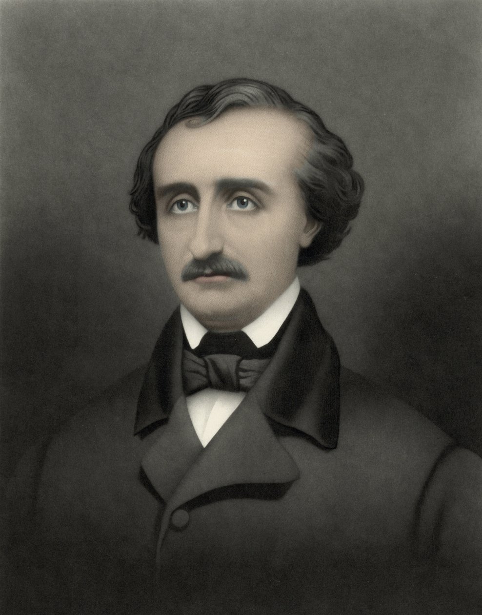 Edgar Allan Poe (1809-1849), Amerikalı yazar. by William Sartain