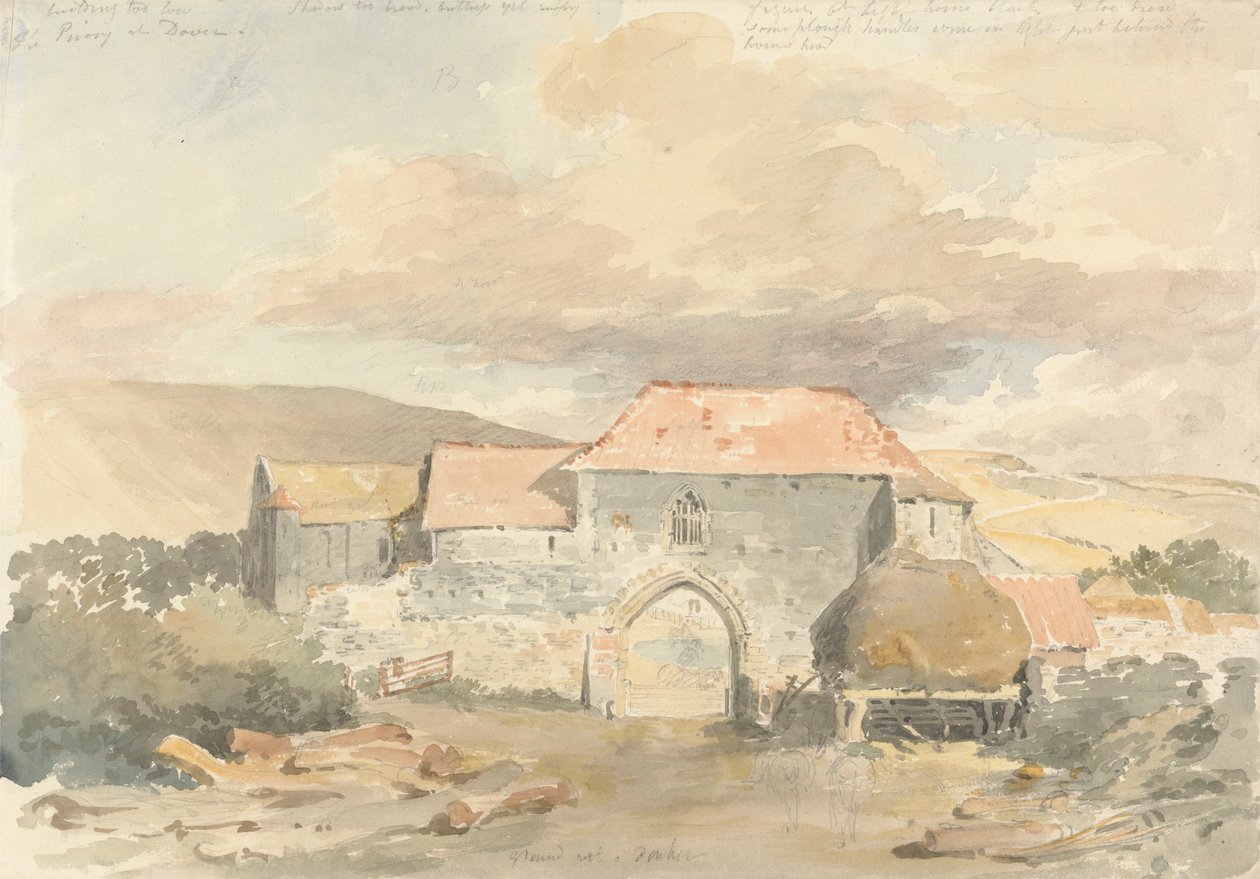 Dover'da Manastır by William Sawrey Gilpin