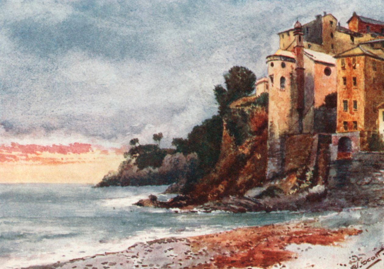 Kıyıda, Sori (renkli taş baskı) by William Scott