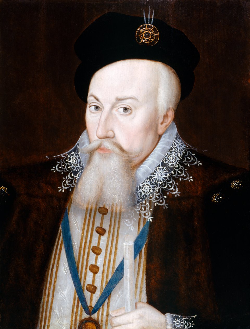 Leicester Kontu Robert Dudley'nin Portresi (panel üzerine yağlı boya) by William Segar
