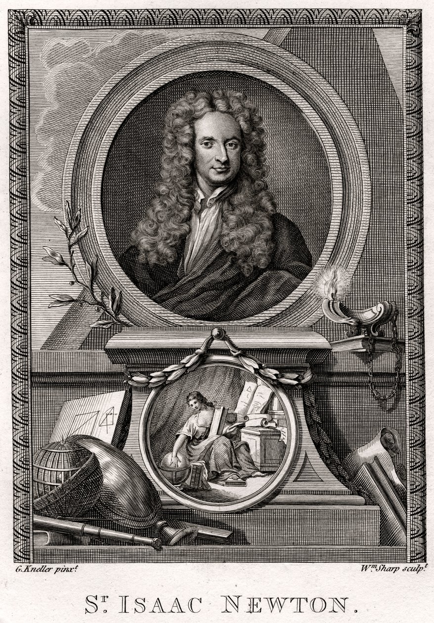Sir Isaac Newton, 1774 by William Sharp