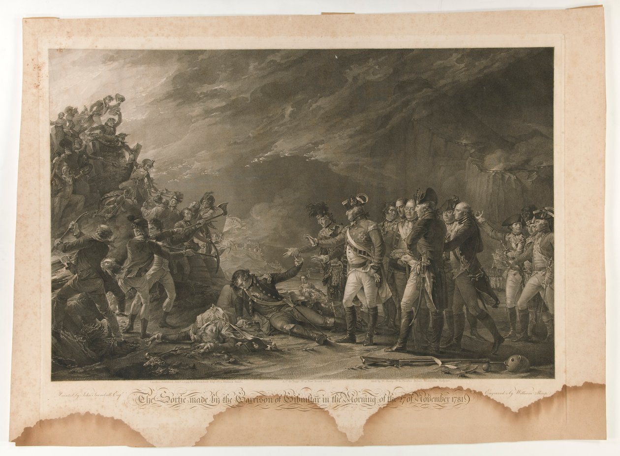 Cebelitarık Garnizonu Tarafından 27 Kasım 1781 Sabahı Yapılan Taarruz by William Sharp